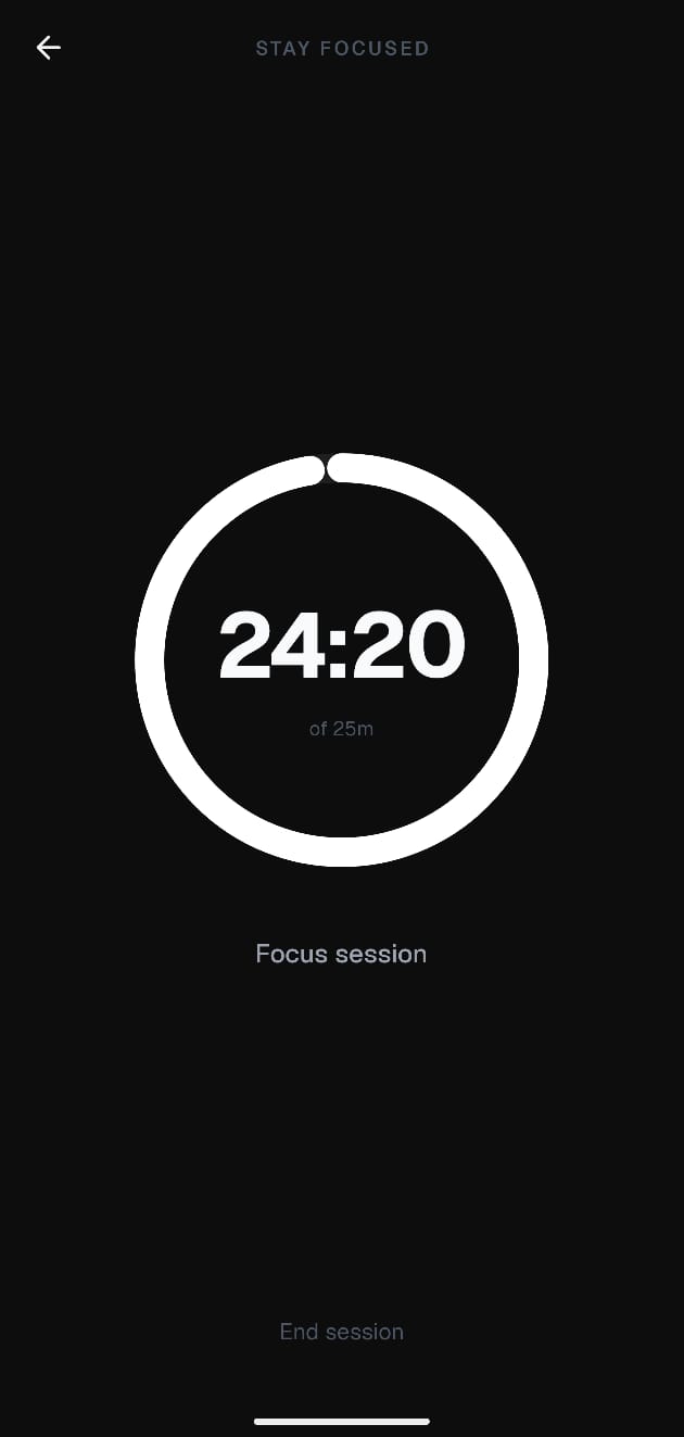 Doomscroll focus timer